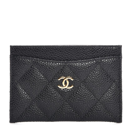 Chanel Caviar Quilted Card Holder Black 1 of 9