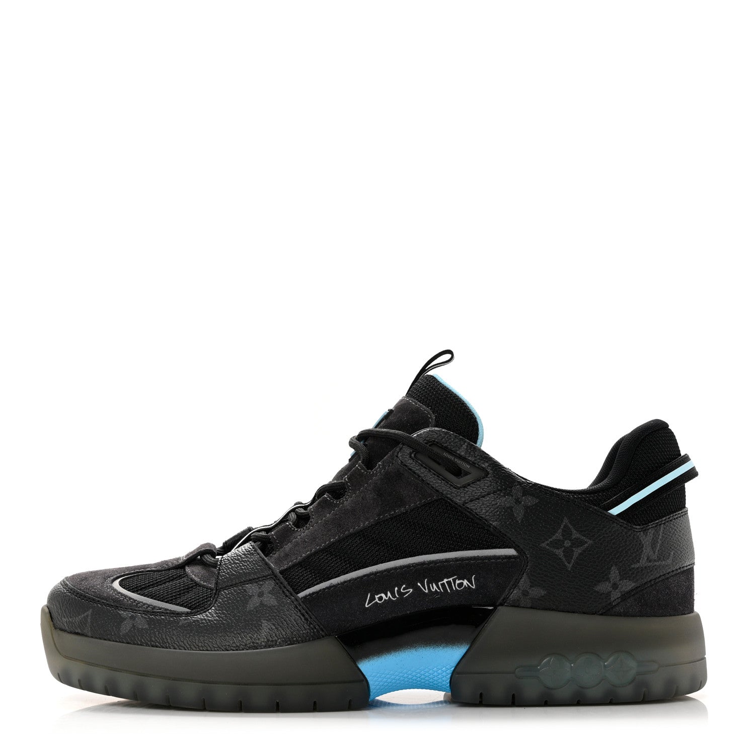 Louis Vuitton Tenis A View Sneakers 9 Black Blue 1 of 7