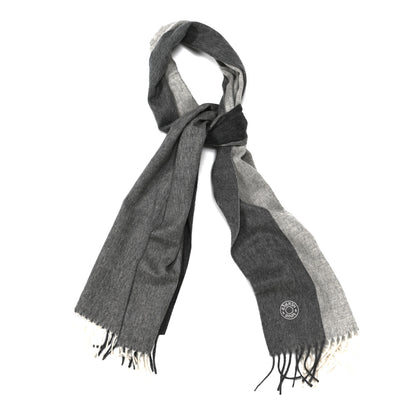 Hermes Cashmere Summer Block Muffler Gris Chine 1 of 4
