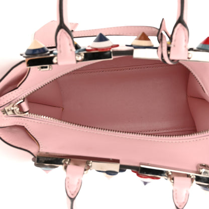 Fendi Vitello Dolce Plexiglass Flowerland Studded Mini 3Jours Tote Peonia Multicolor 5 of 11