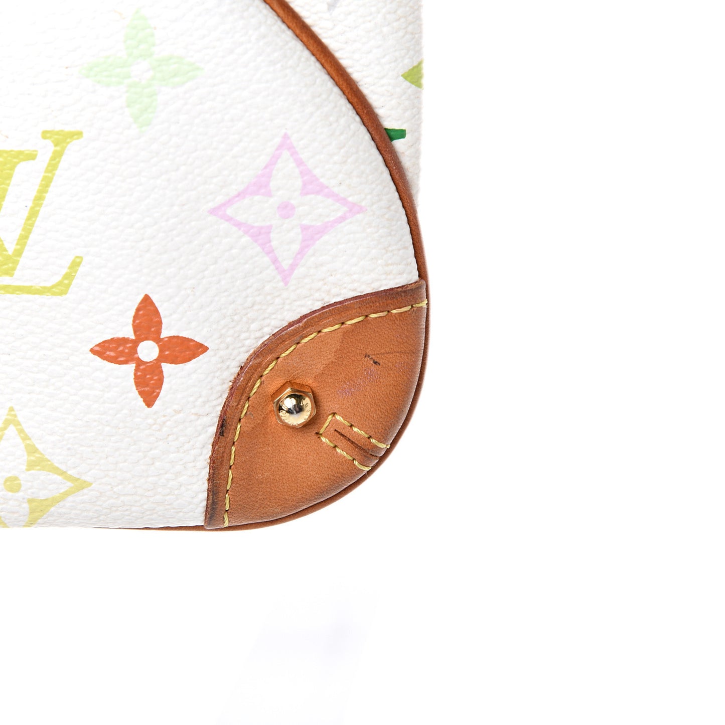 Monogram Multicolor Pochette Milla MM White