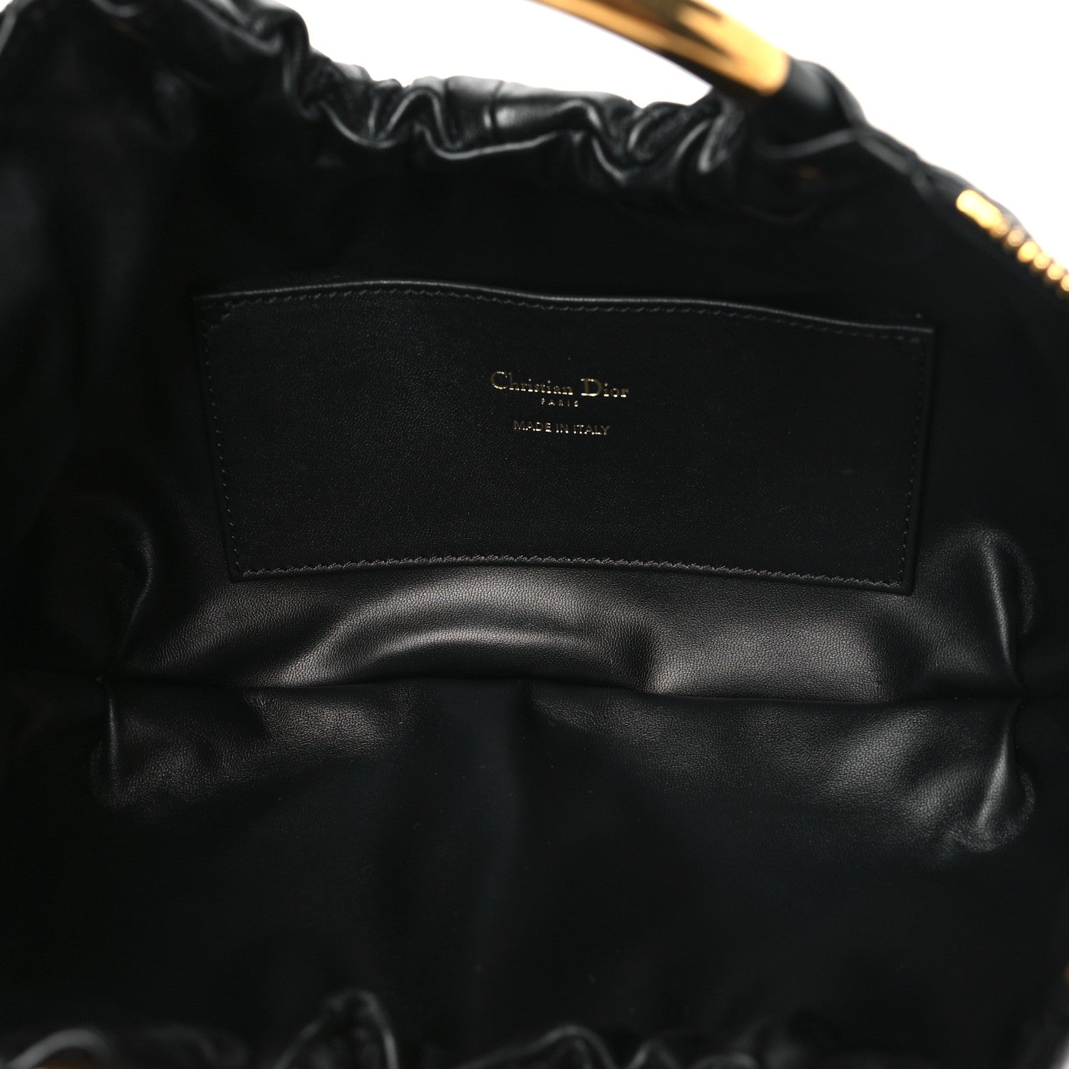Christian Dior Calfskin Macrocannage Walk In Dior Hobo Black 5 of 10