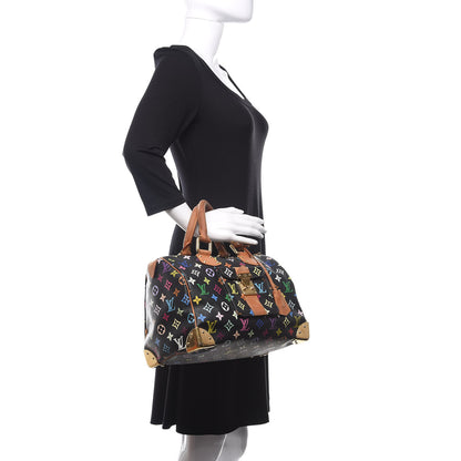 Louis Vuitton Monogram Multicolor Speedy 30 Black 2 of 14