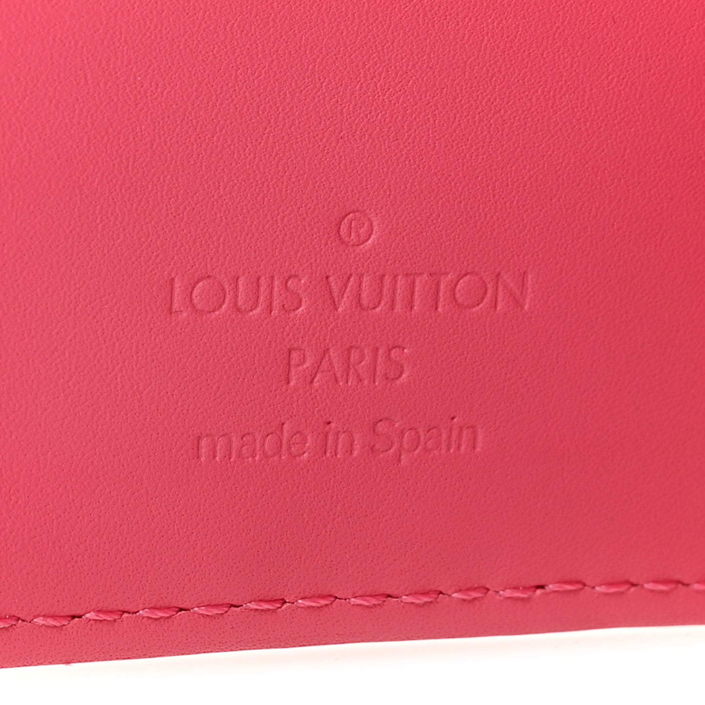 Vernis Small Ring Agenda Cover Framboise