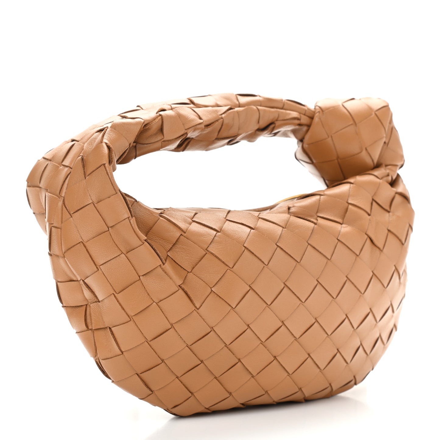 Nappa Intrecciato Mini Jodie Caramel