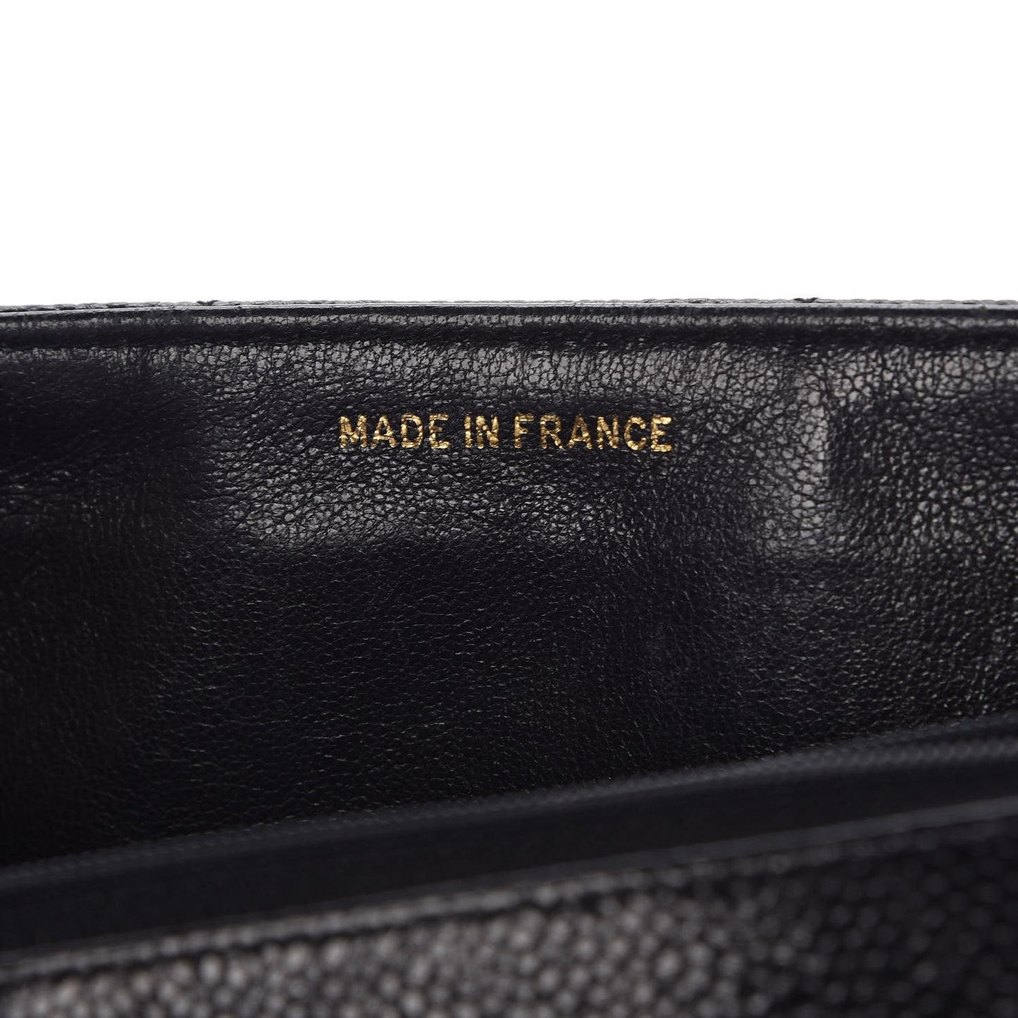 Caviar Quilted Briefcase Laptop Bag Black