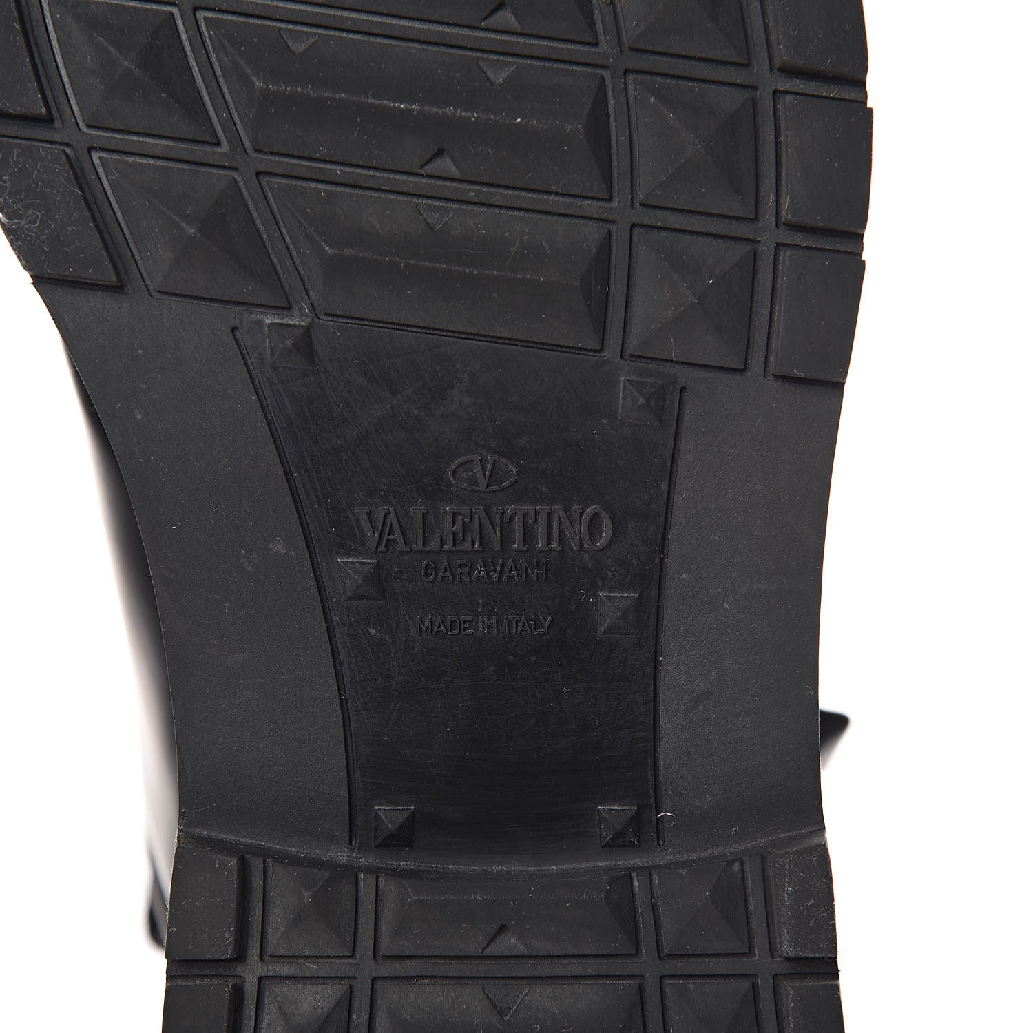 Valentino Garavani Calfskin Mens Rockstud VLTN Lace Up Boots 42 Black 8 of 8