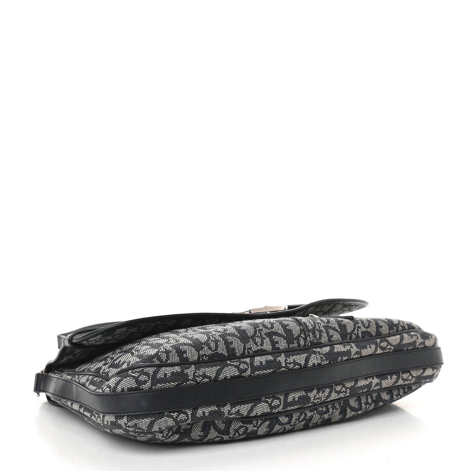 Christian Dior Monogram Flap Messenger Navy Blue 4 of 14