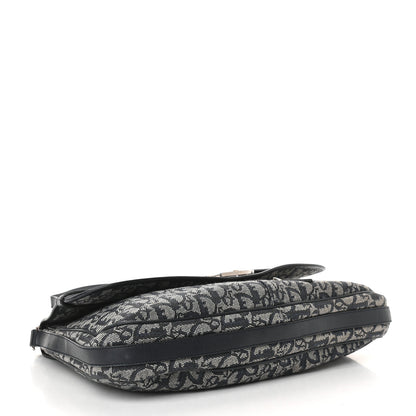 Christian Dior Monogram Flap Messenger Navy Blue 4 of 14