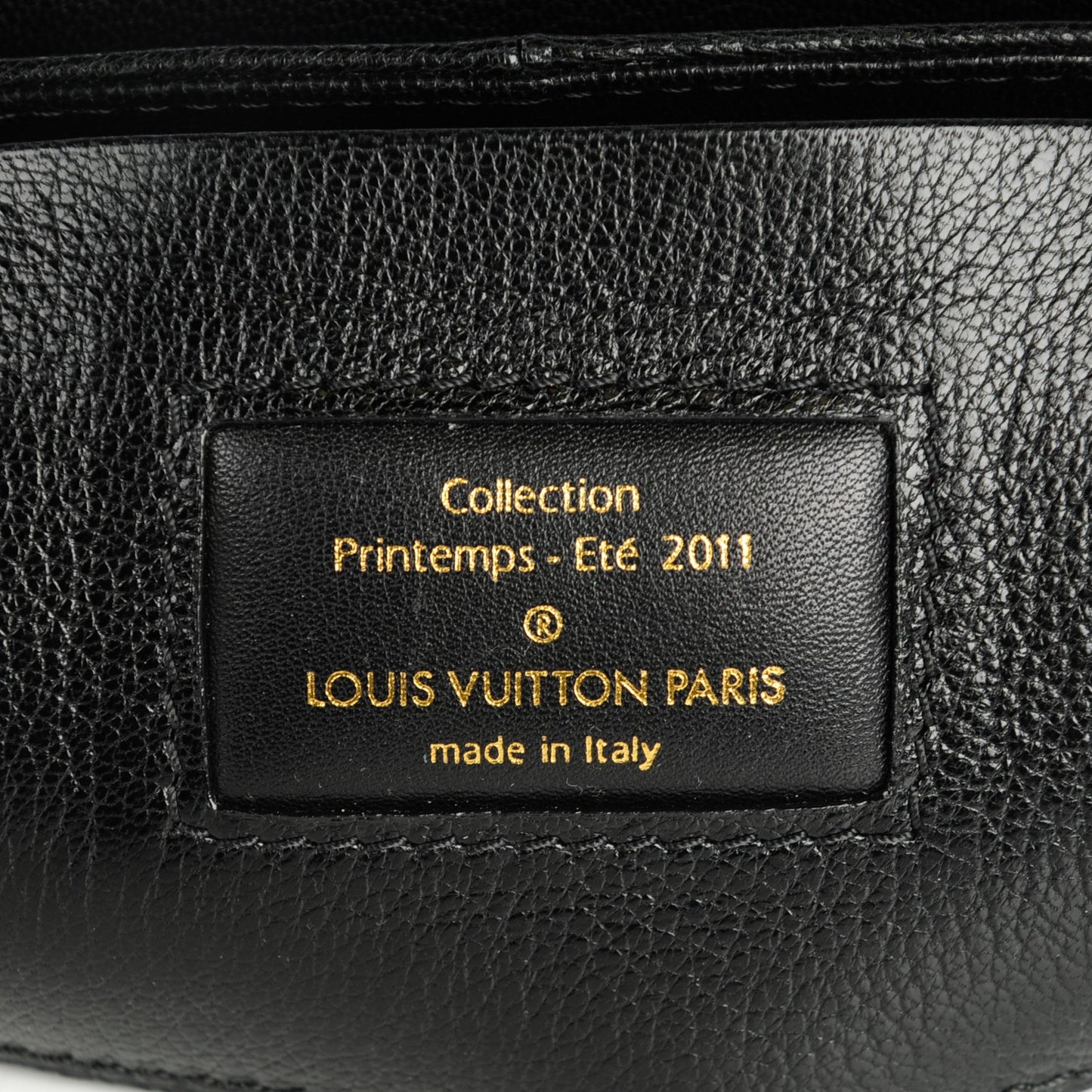 Chevre Suede Crystal Avant Garde Pochette Black
