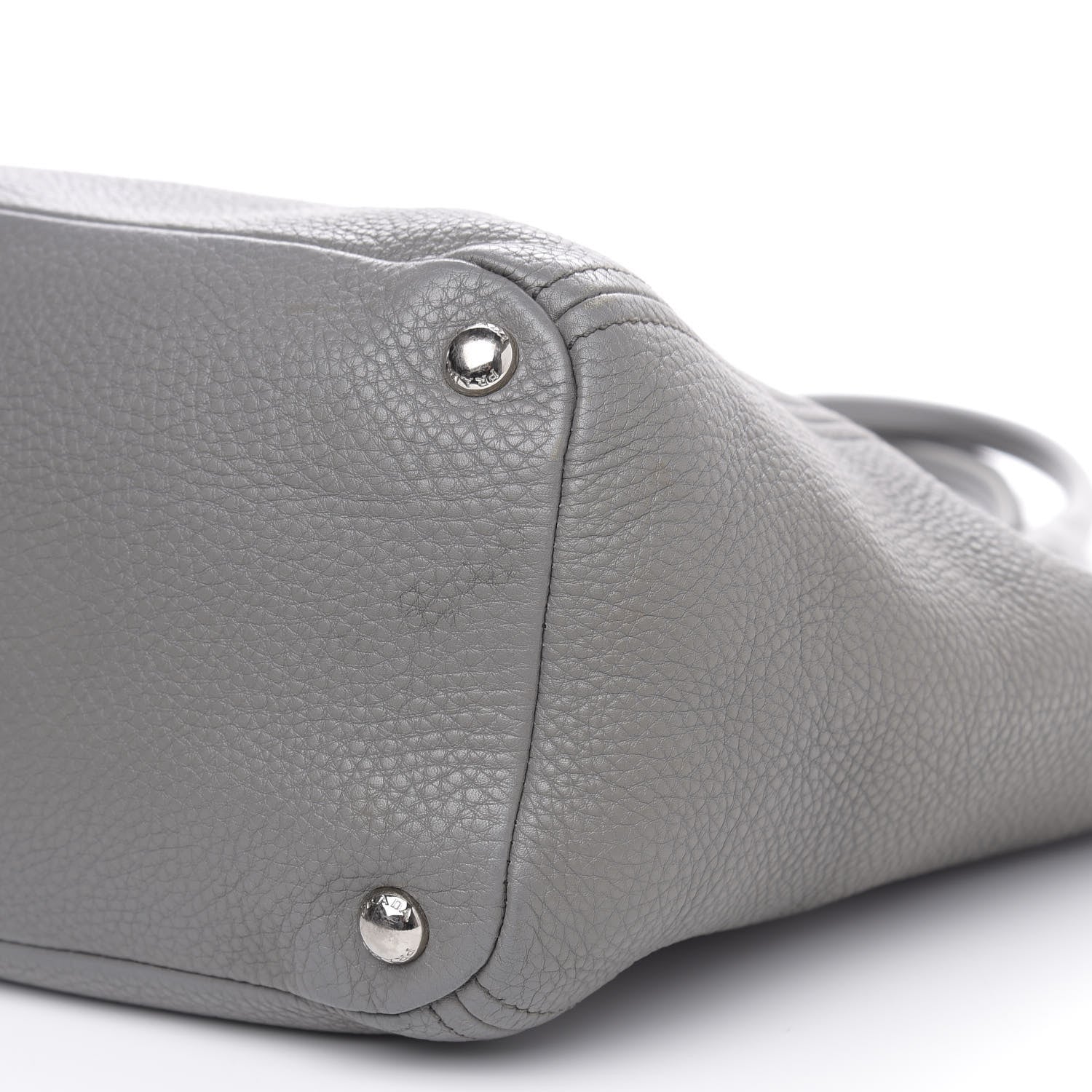 Prada Vitello Daino Side Pocket Tote Marmo 9 of 14