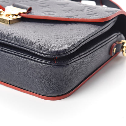 Louis Vuitton Empreinte Pochette Metis Marine Rouge 8 of 8