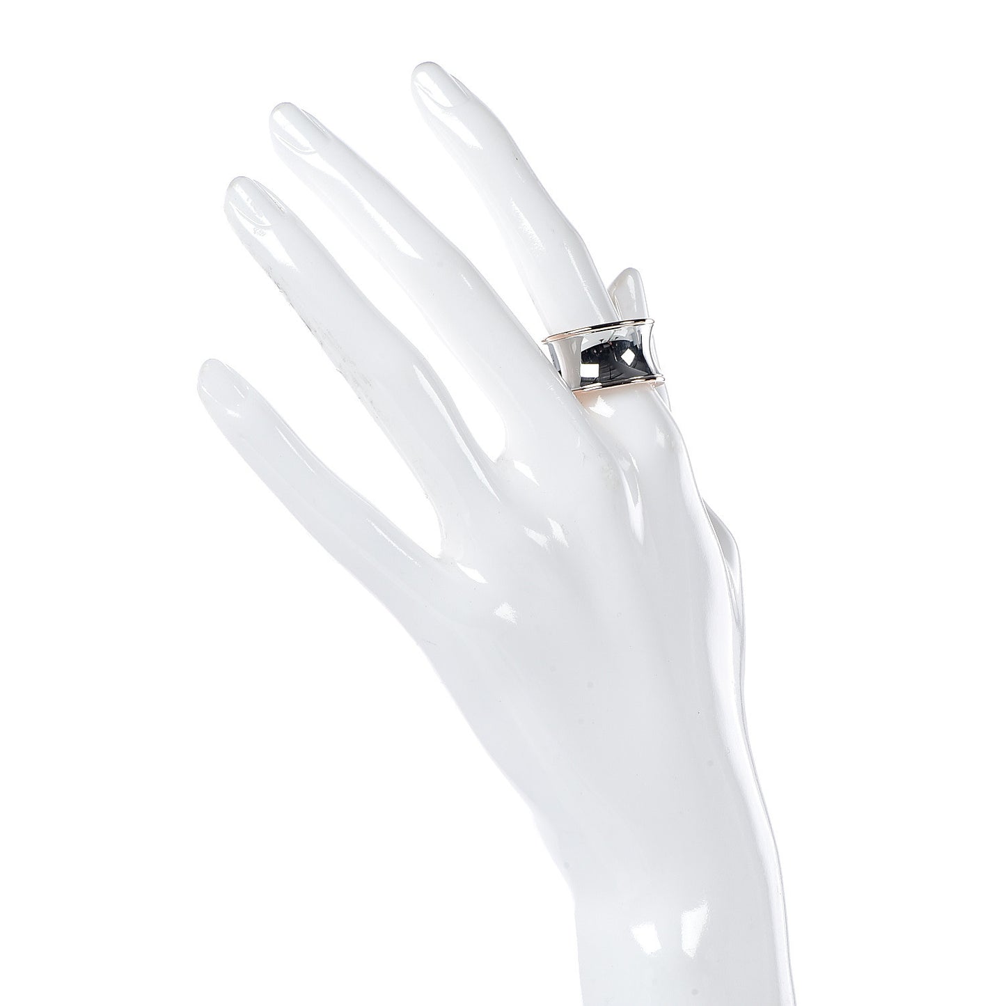 Stainless Steel 18K Rose Gold Anish Kapoor B.Zero1 Ring 58 8.25