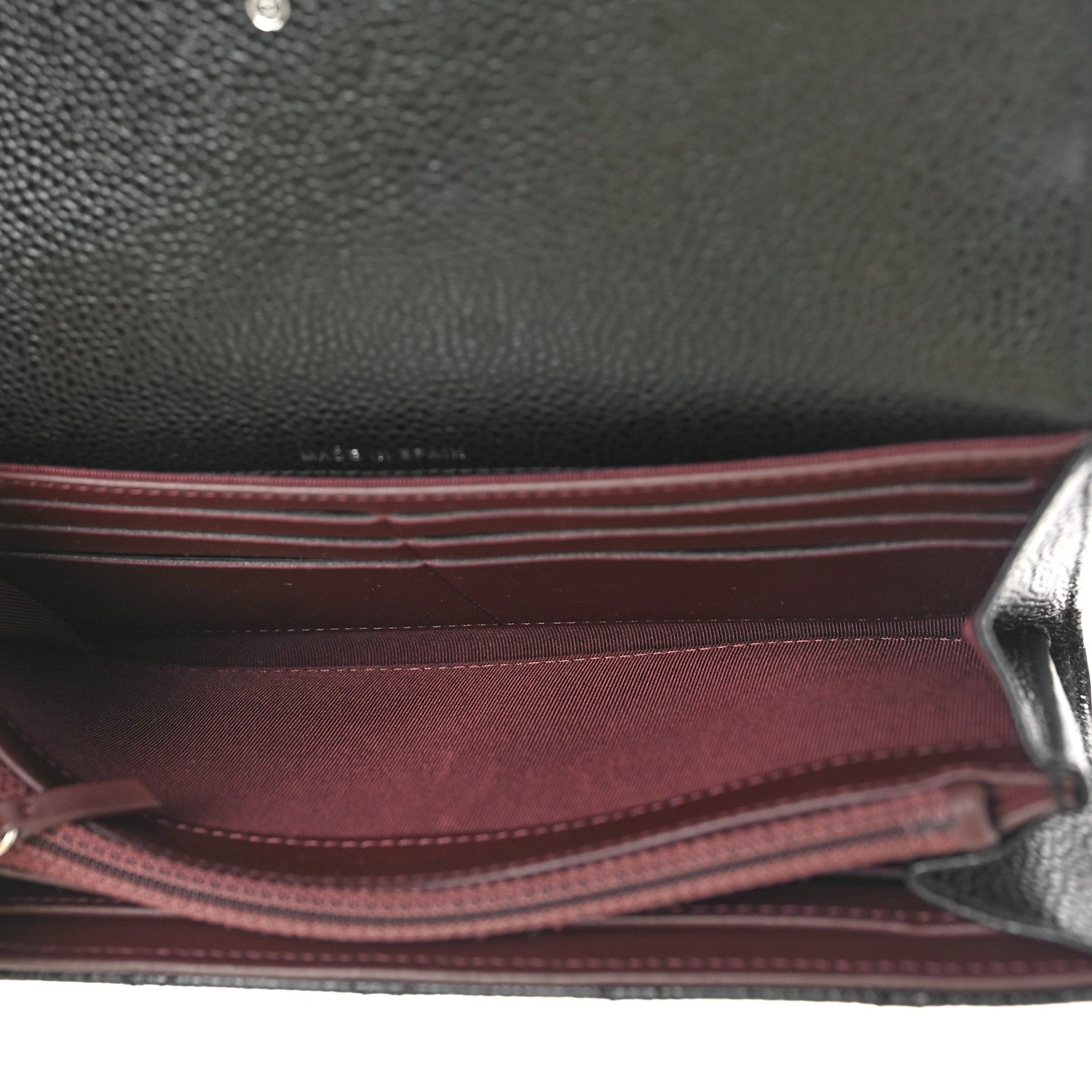 Chanel Caviar Quilted Long Flap Wallet Black 5 of 9