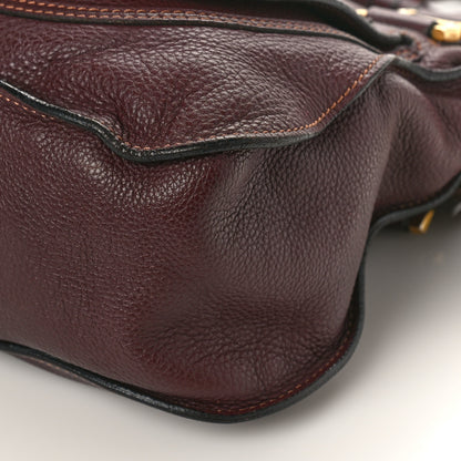 Chloe Calfskin Medium Marcie Satchel Wine Purple 8 of 12
