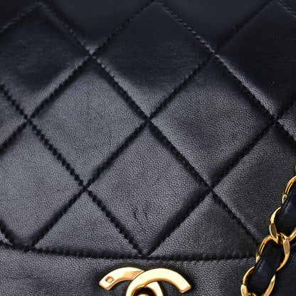 Chanel Lambskin Quilted Medium Single Flap Black 20 of 21