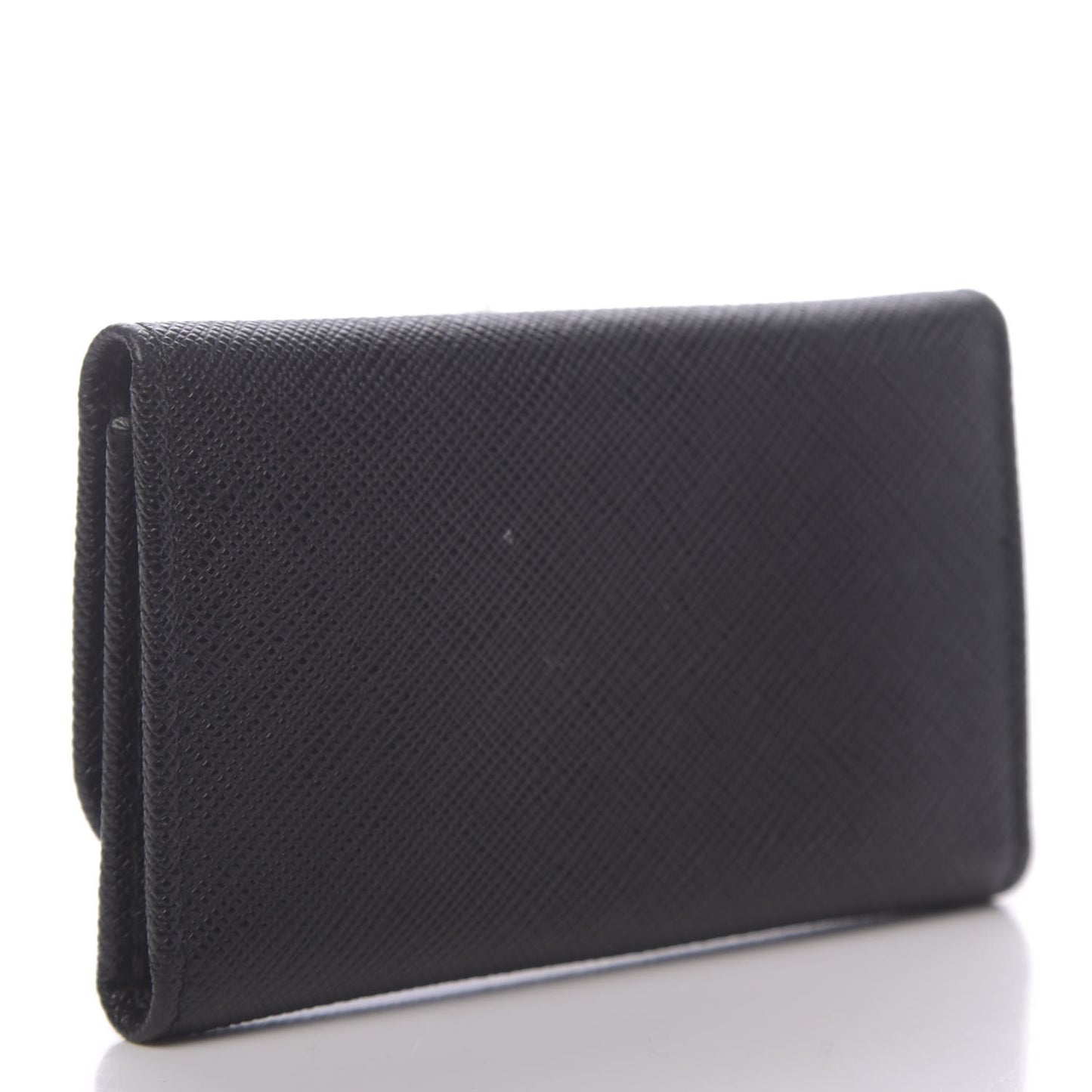 Saffiano Metal 6 Key Holder Black
