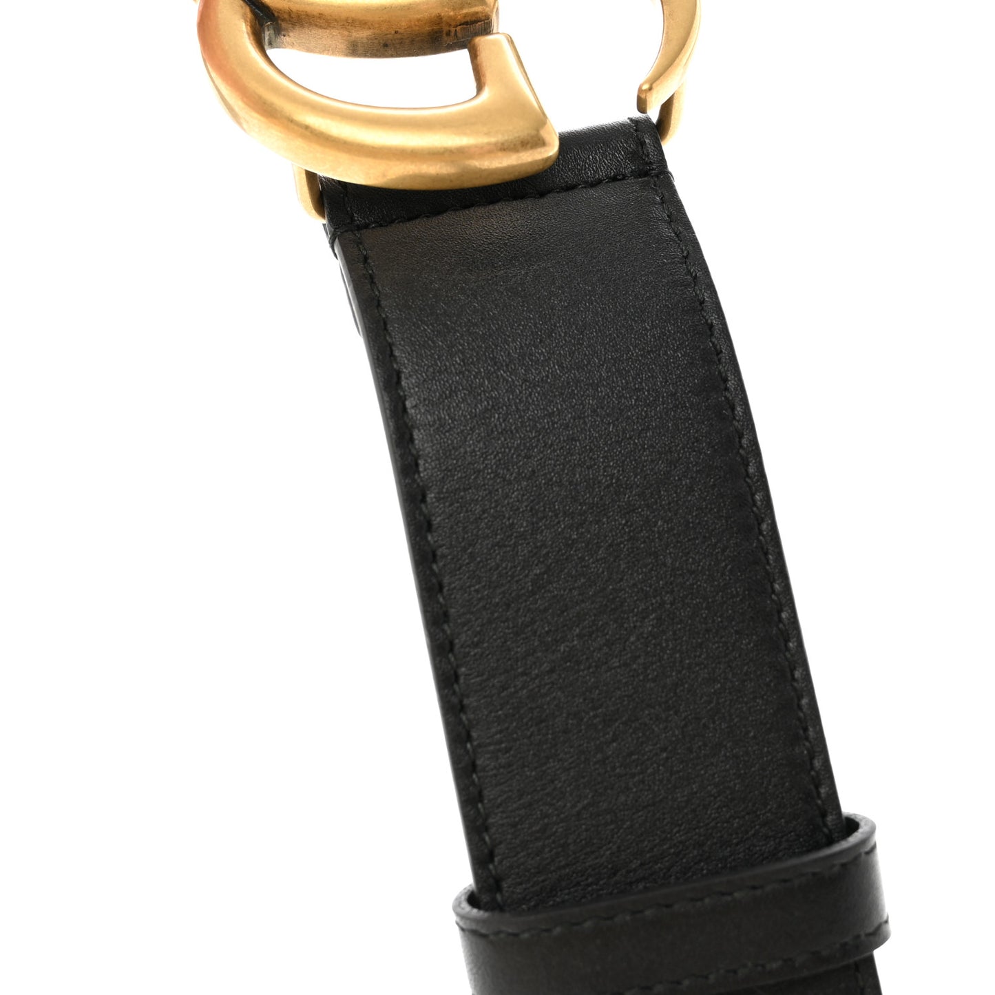 Moon Calfskin Double G 40mm Belt 110 44 Black