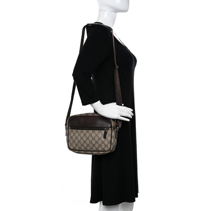 Gucci GG Plus Monogram Shoulder Bag Dark Brown 2 of 15