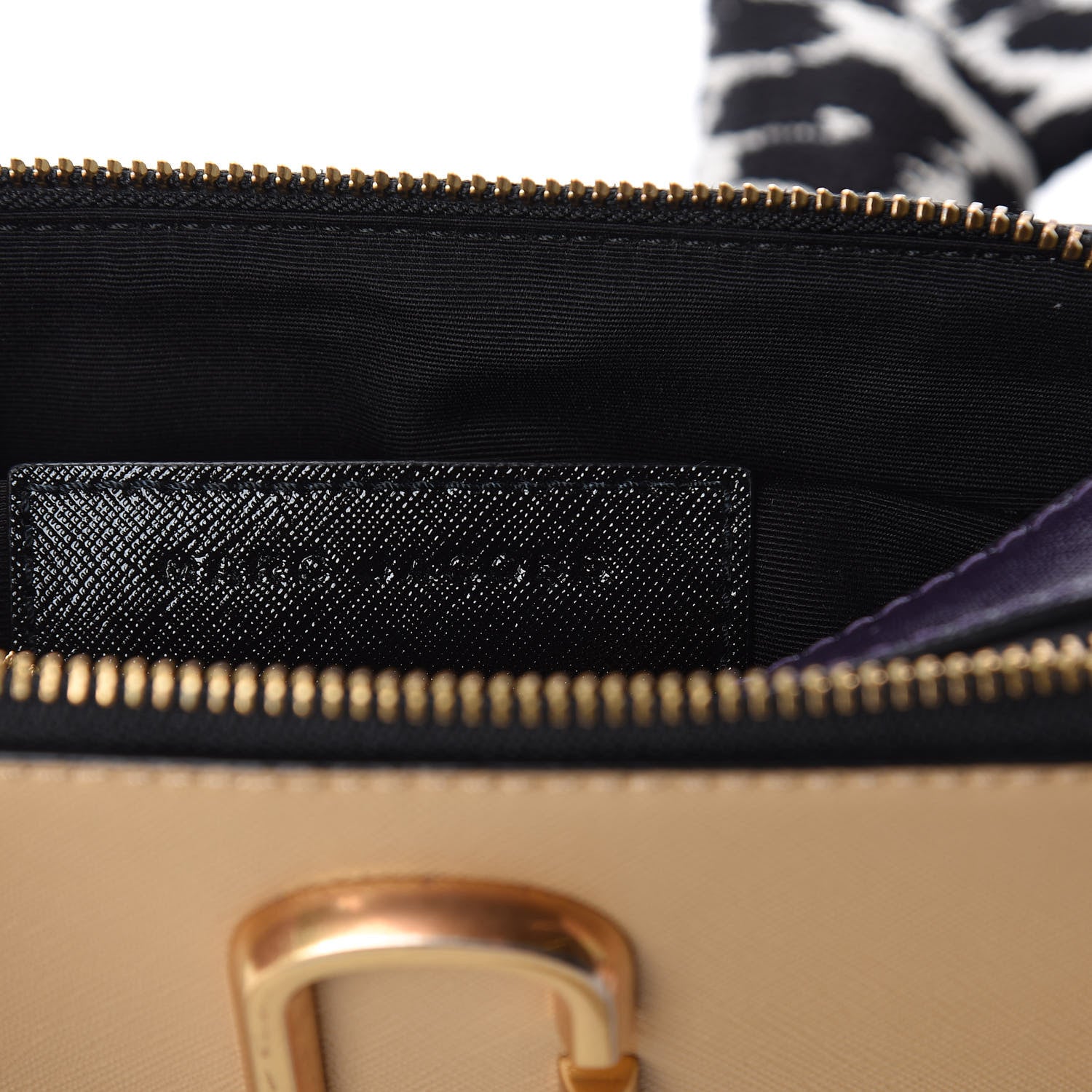 Marc Jacobs Saffiano Small Snapshot Camera Bag Beige 9 of 11