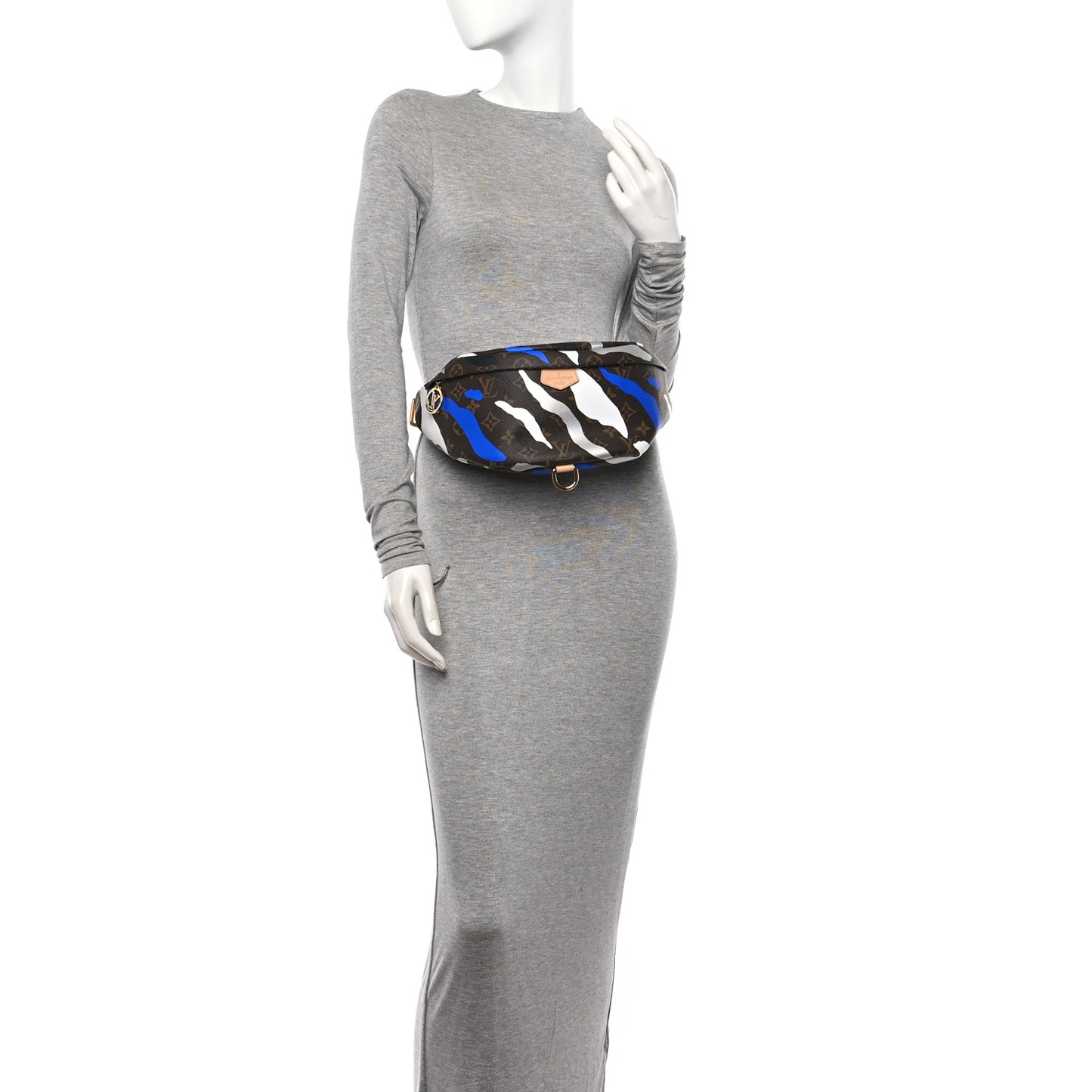 x LoL Monogram Bumbag Blue Silver