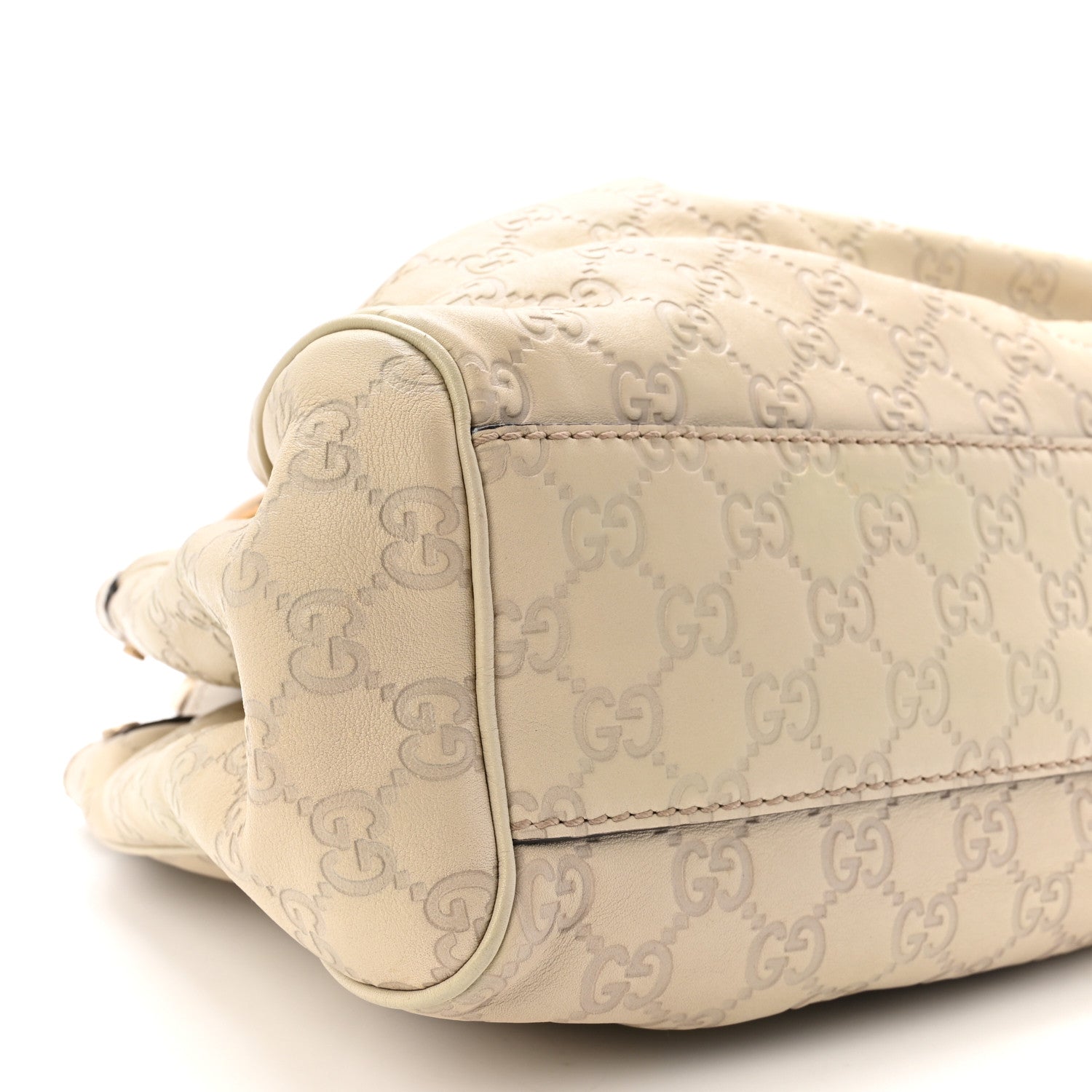Gucci Guccissima Medium Sukey Tote Mystic White 10 of 10
