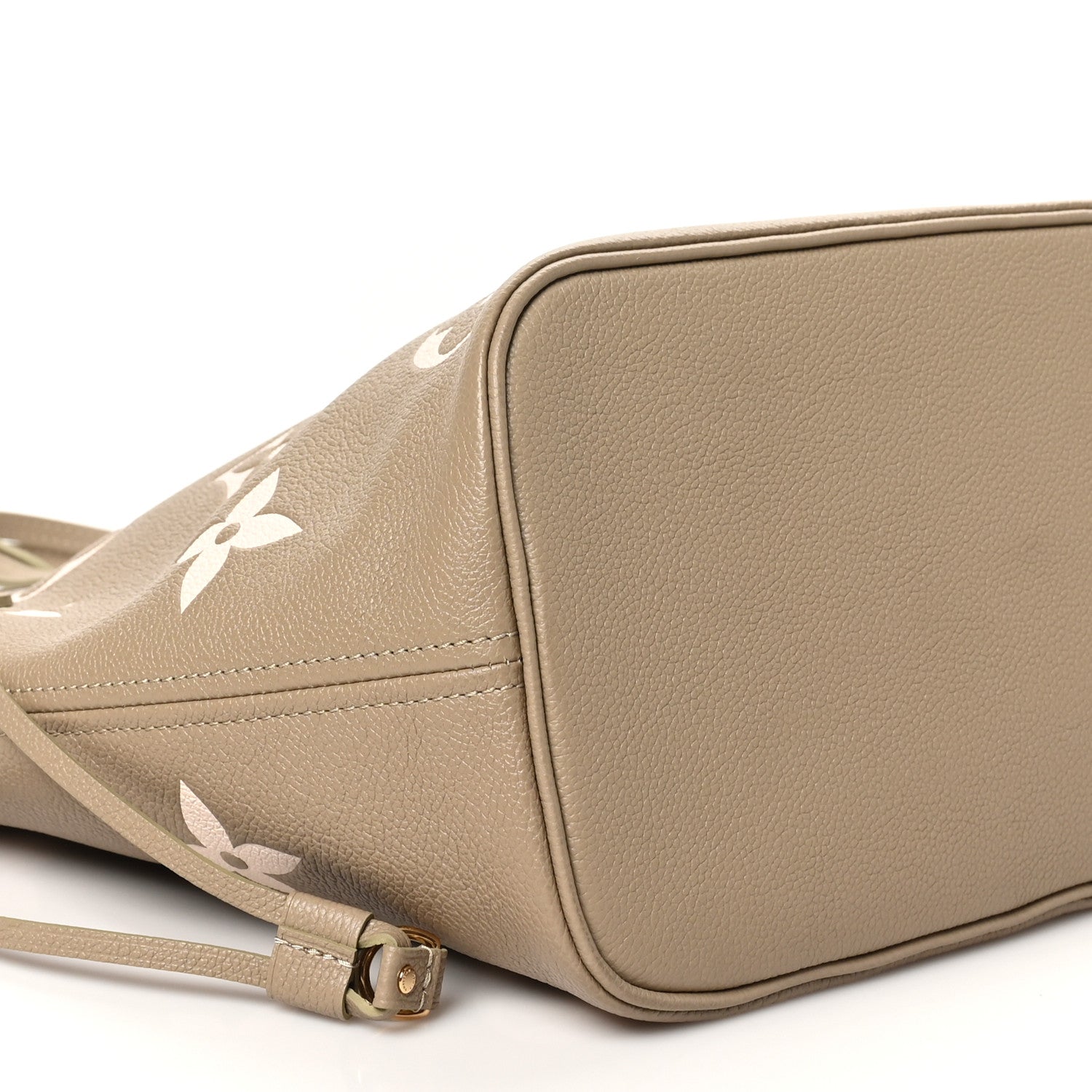 Louis Vuitton Empreinte Monogram Giant Neverfull MM Khaki Cream 9 of 10
