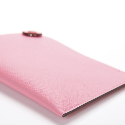 Hermes Epsom Tarmac PM Passport Holder Rose Confetti 6 of 9