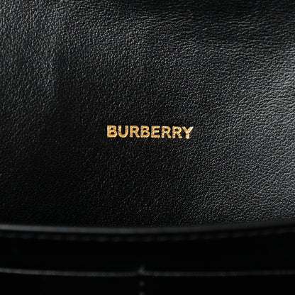 Burberry Grainy Calfskin Vintage Check Hampshire Crossbody Black 9 of 17