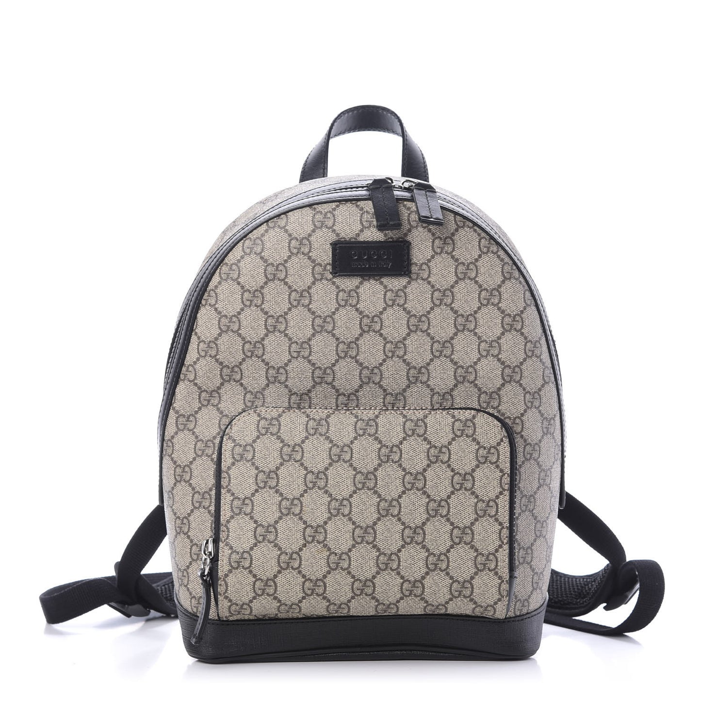 GG Supreme Monogram Small Eden Day Backpack Black