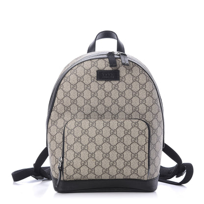 Gucci GG Supreme Monogram Small Eden Day Backpack Black 1 of 11