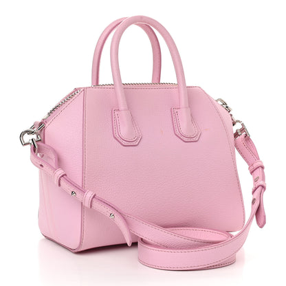 Givenchy Sugar Goatskin Mini Antigona Bright Pink 3 of 15