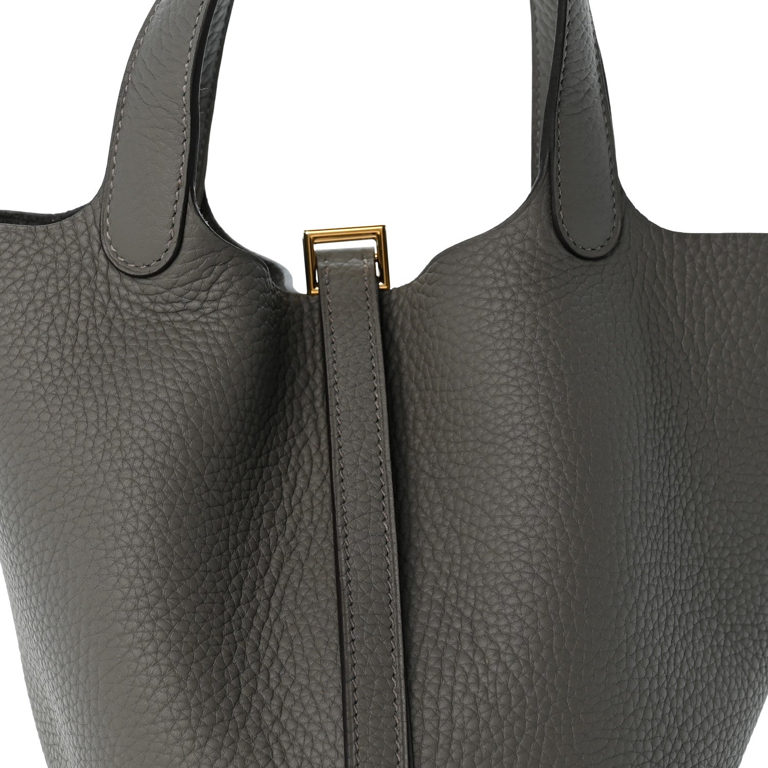 Hermes Taurillon Clemence Picotin Lock 18 PM Etain 7 of 11