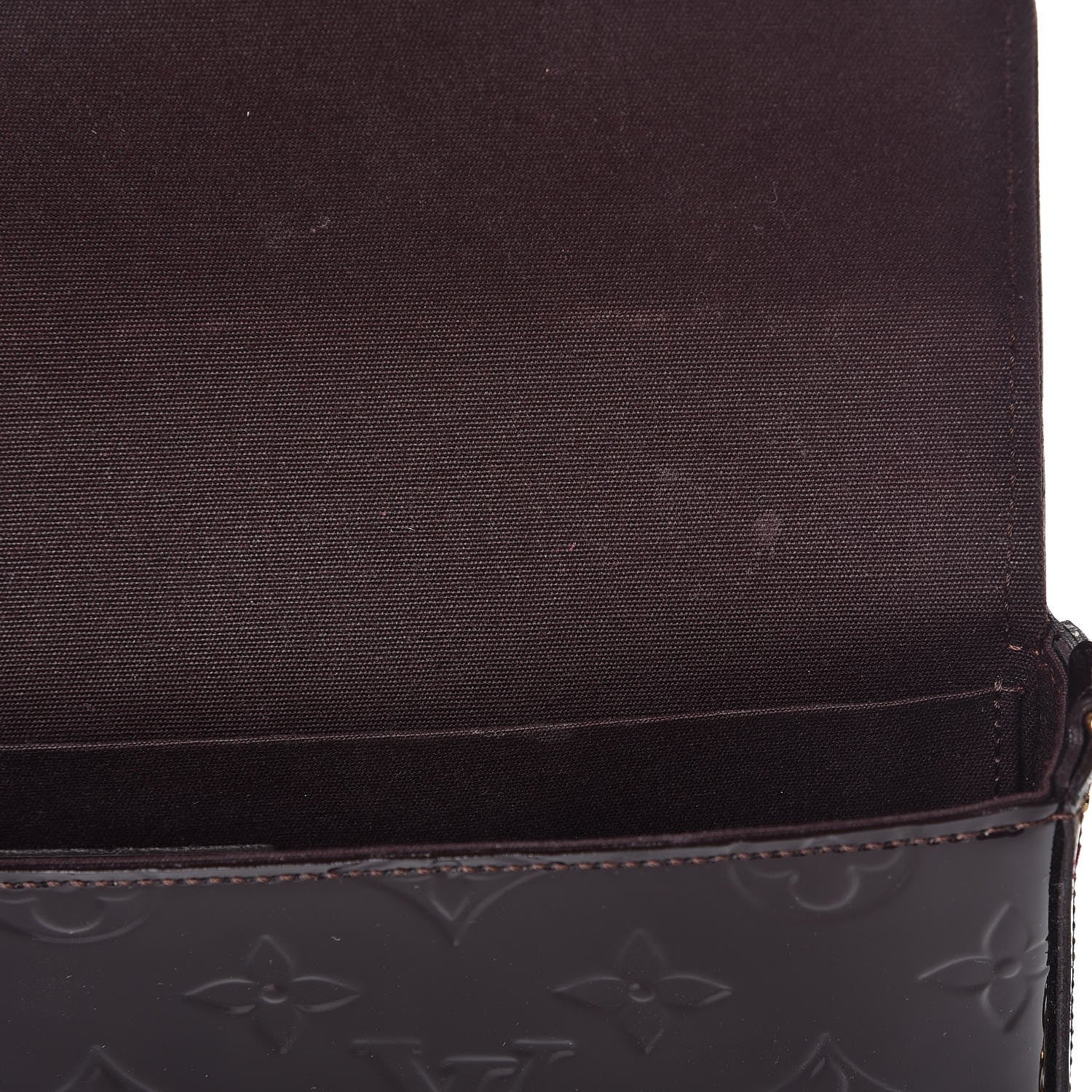 Louis Vuitton Vernis Pochette Felicie Chain Wallet Amarante 9 of 10