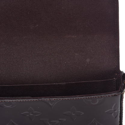Louis Vuitton Vernis Pochette Felicie Chain Wallet Amarante 9 of 10