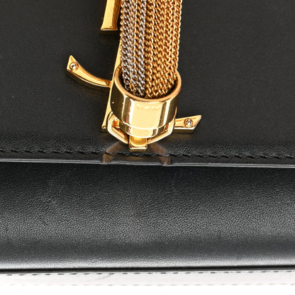 Saint Laurent Calfskin Small Classic Monogram Kate Tassel Satchel Black 16 of 17