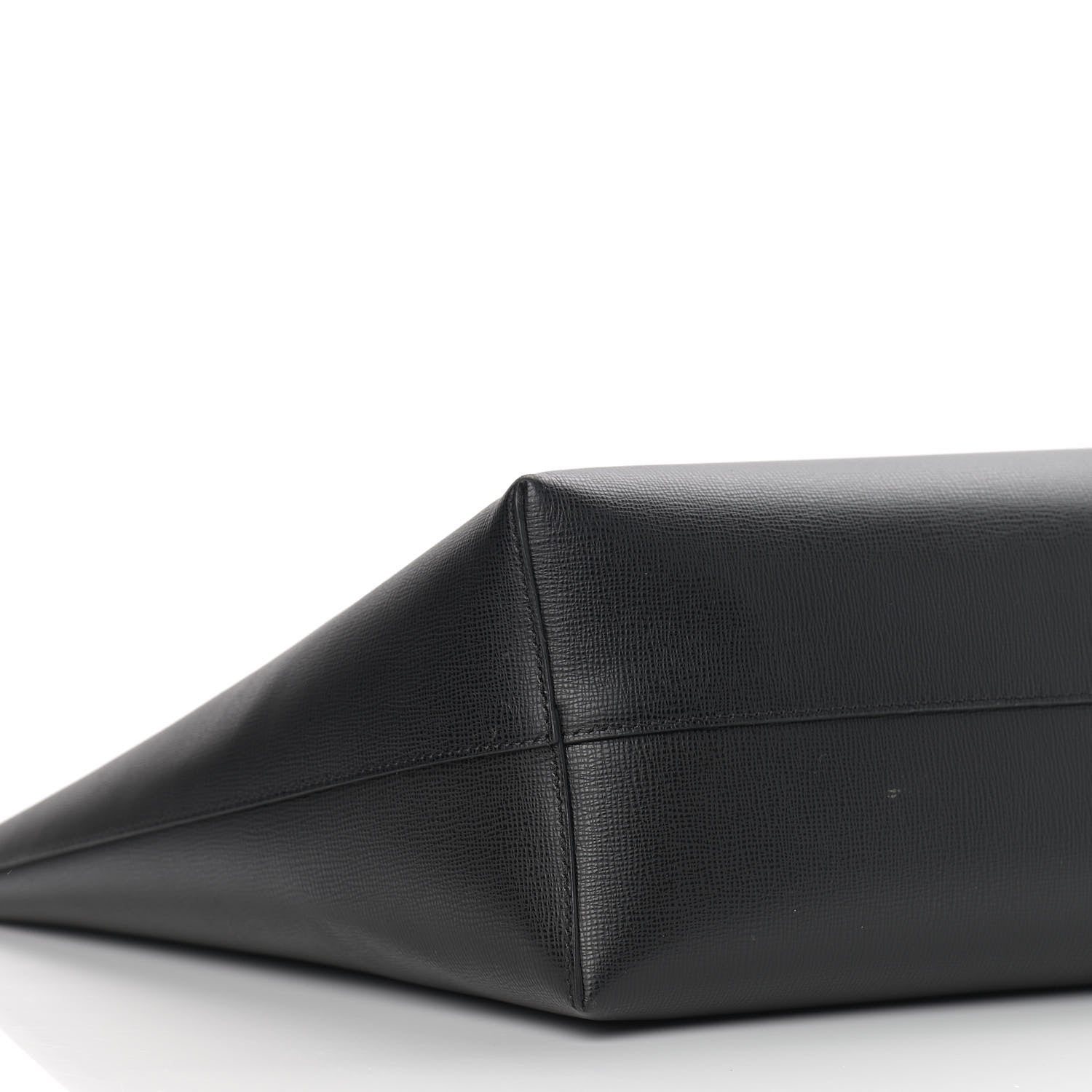 Tom Ford Grained Calfskin Small T Tote Black 7 of 10