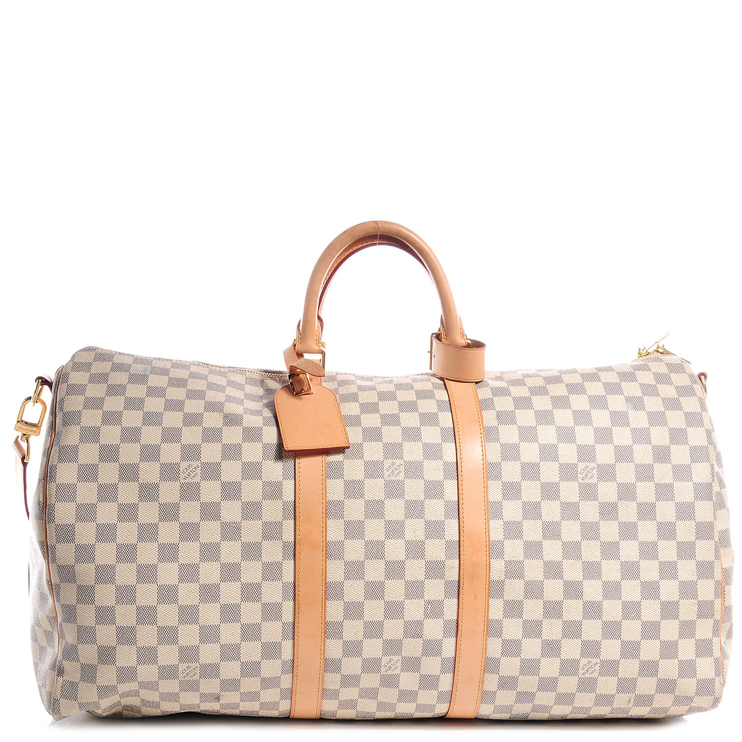 Louis Vuitton Damier Azur Keepall Bandouliere 55 1 of 8