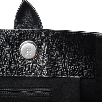 Chanel Caviar Large Studded Deauville Tote Black 14 of 14