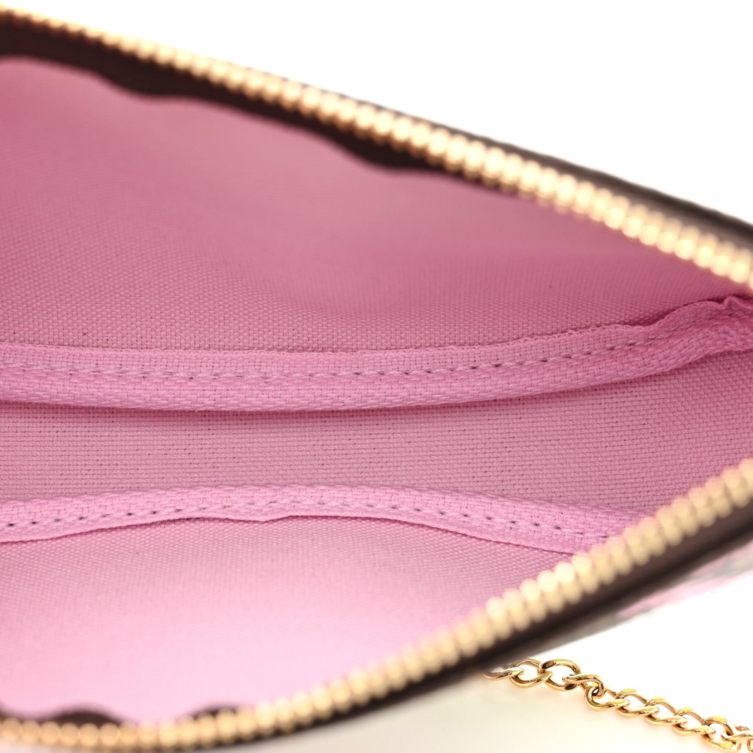 Louis Vuitton Monogram 2021 Christmas Animation Japanese Garden Mini Pochette Accessories Wisteria Pink 5 of 8