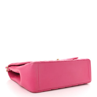 Chanel Lambskin Quilted Medium Mademoiselle Chic Flap Fuchsia 4 of 14