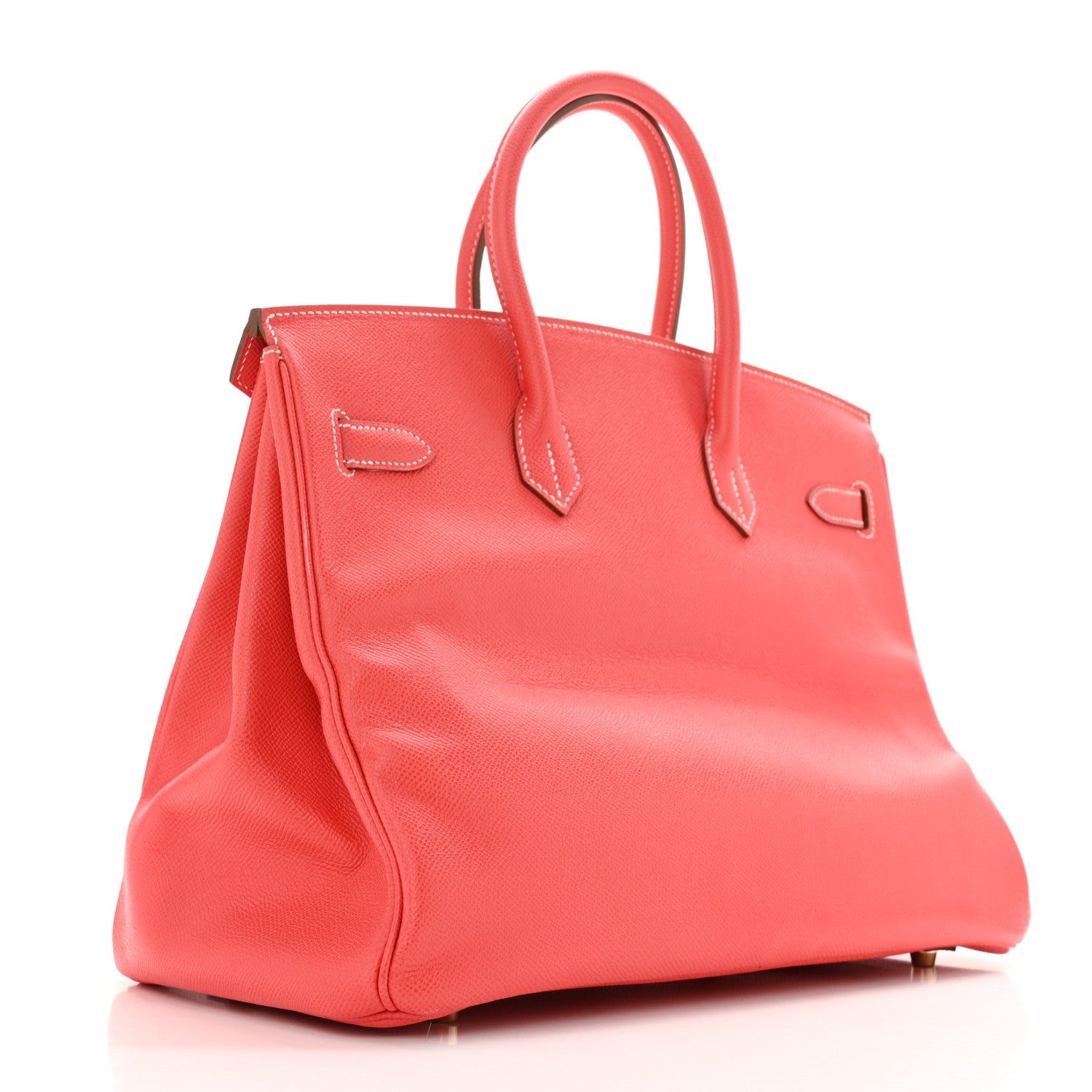 Hermes Epsom Candy Birkin 35 Rose Jaipur Gold 3 of 14