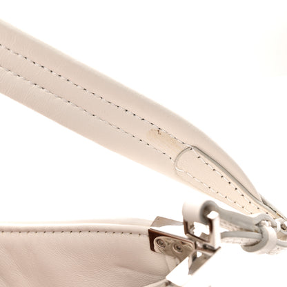 Gucci Calfskin Horsebit Slim Shoulder Bag White 7 of 10