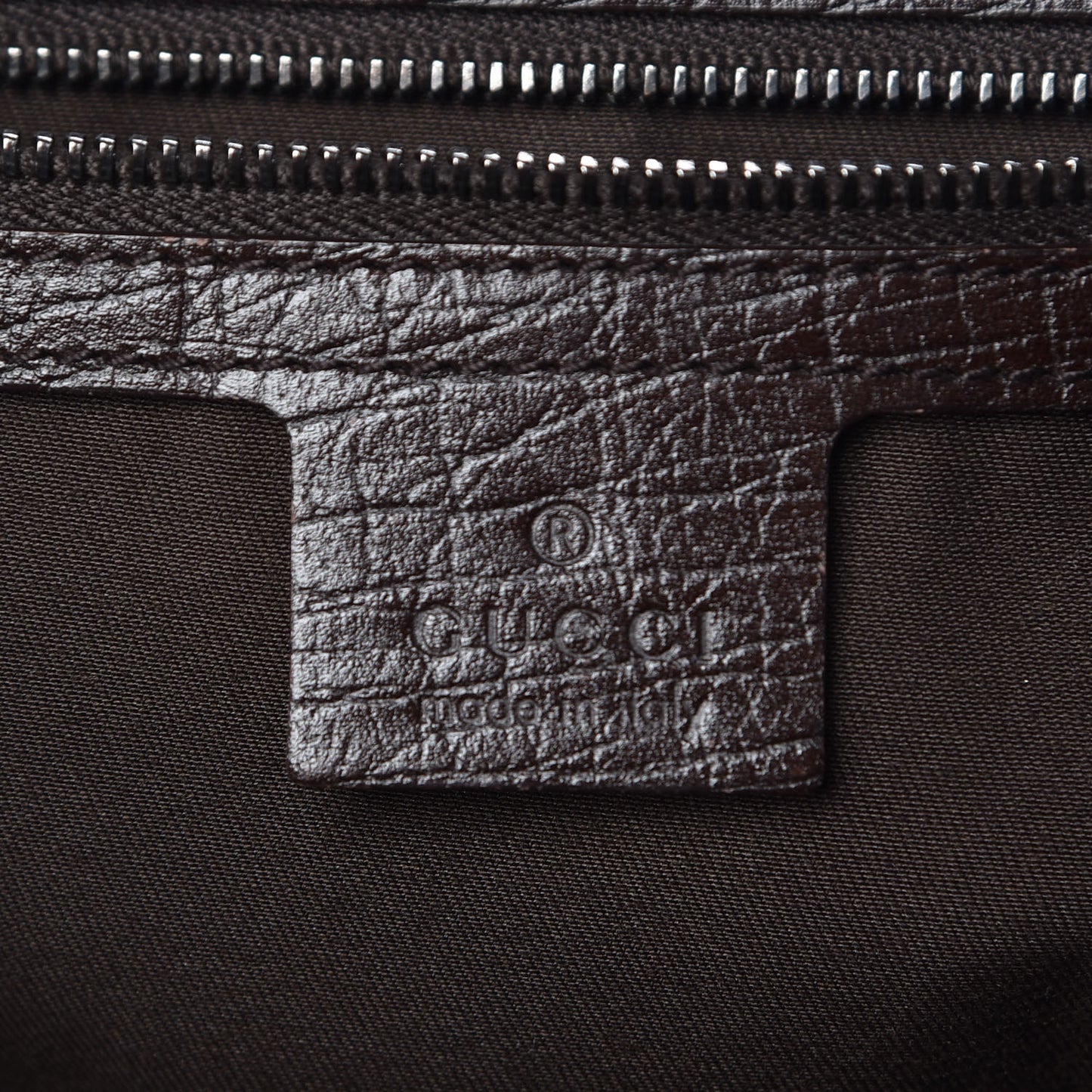 Monogram Bamboo Bullet Bag Dark Brown