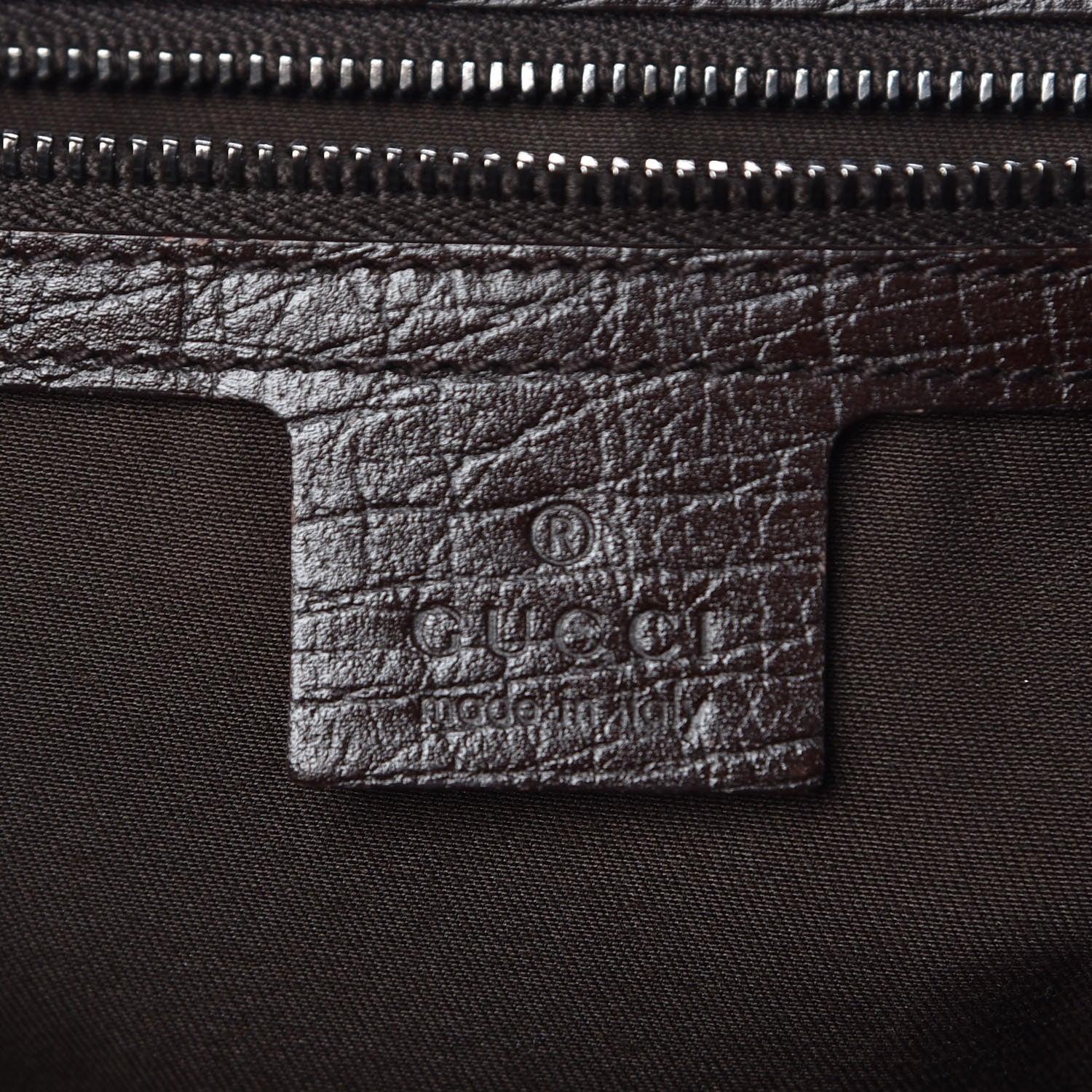 Gucci Monogram Bamboo Bullet Bag Dark Brown 6 of 19