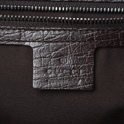 Gucci Monogram Bamboo Bullet Bag Dark Brown 6 of 19