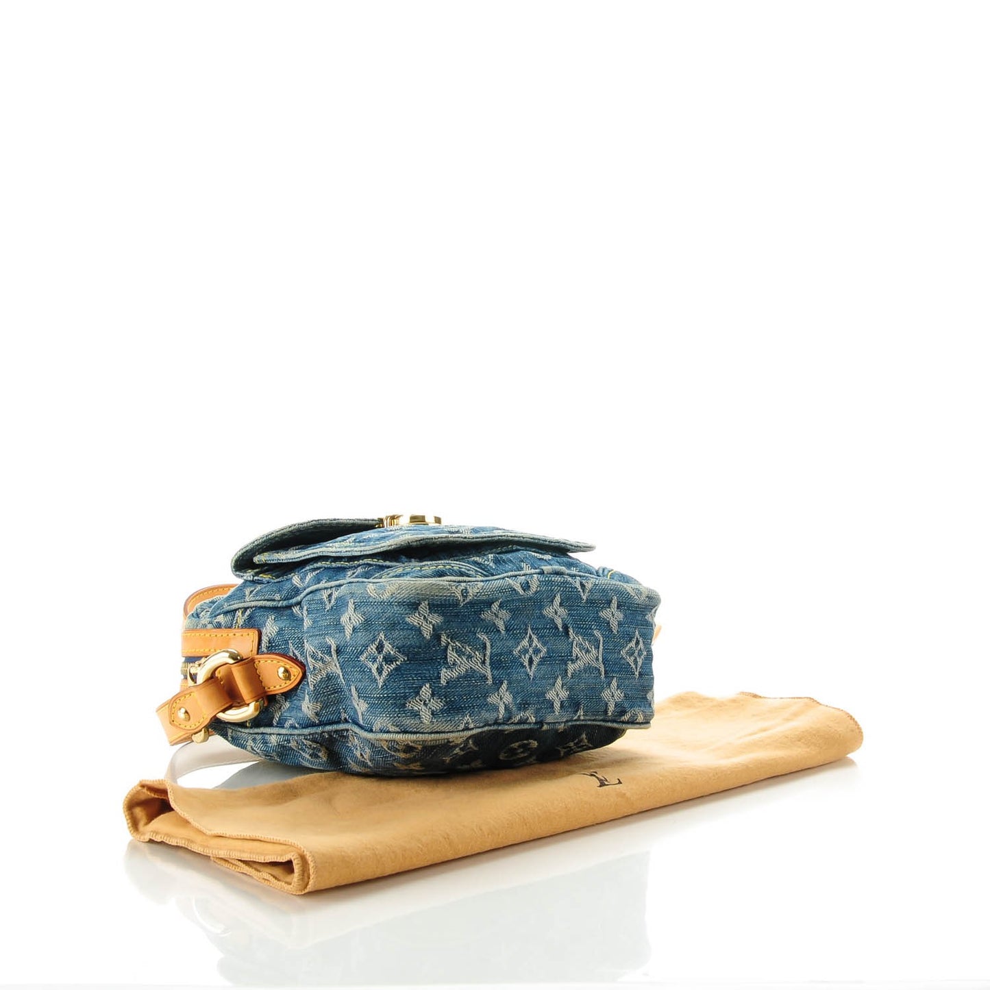 Denim Camera Bag Blue