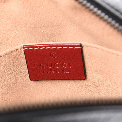 Gucci Calfskin Matelasse GG Marmont Belt Bag 75 30 Black 6 of 11