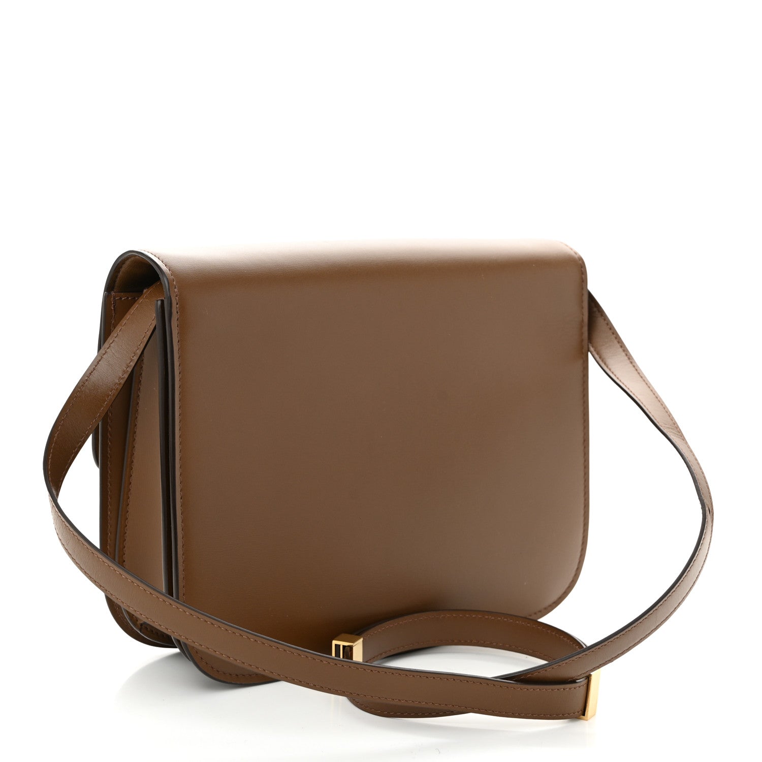 Celine Box Calfskin Medium Classic Box Flap Bag Camel 3 of 13