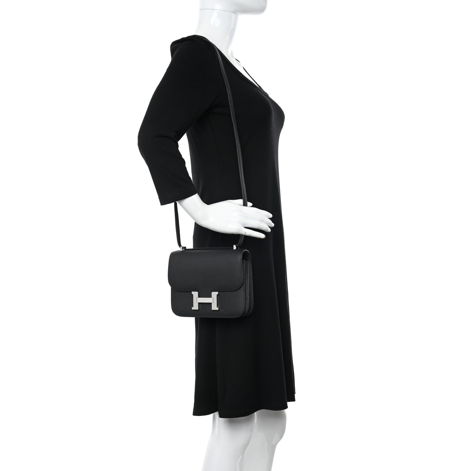 Hermes Epsom Constance 18 Black 2 of 14